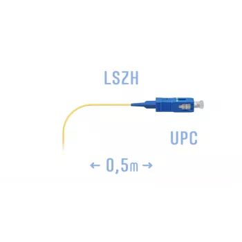 Пигтейл SC/UPC SM (0.9) 0.5 m